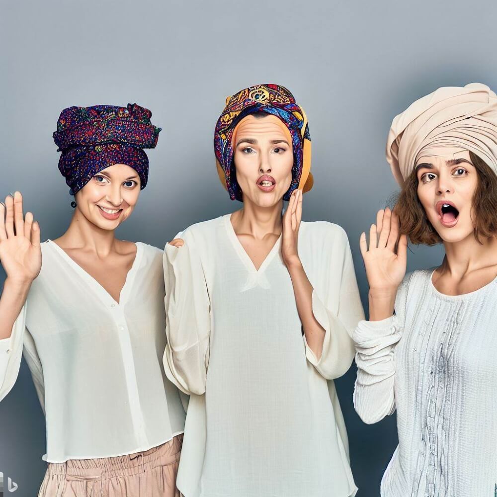SONZECRLEE Foulard Chimio Bambou Doux Pour Femme – Bonnet Turban Cancer Respirant & Élégant Avec Fleurs 3D