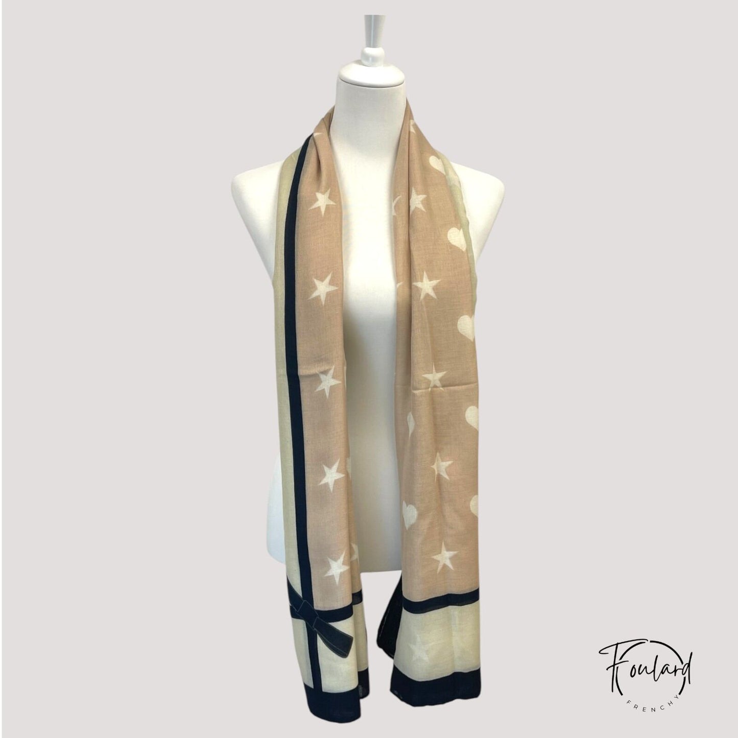 Foulard pour femme 180 blanc - Asta
