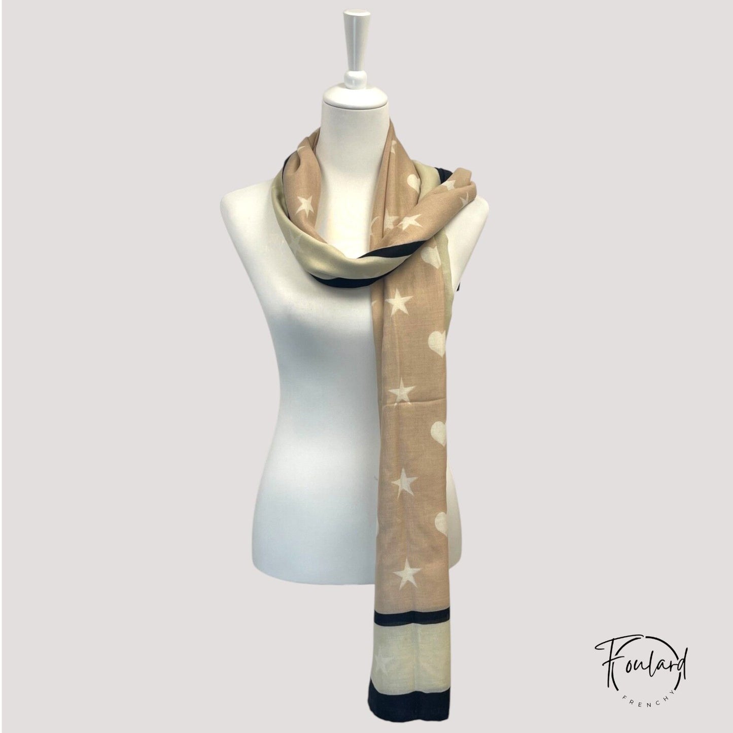 Foulard pour femme 180 blanc - Asta
