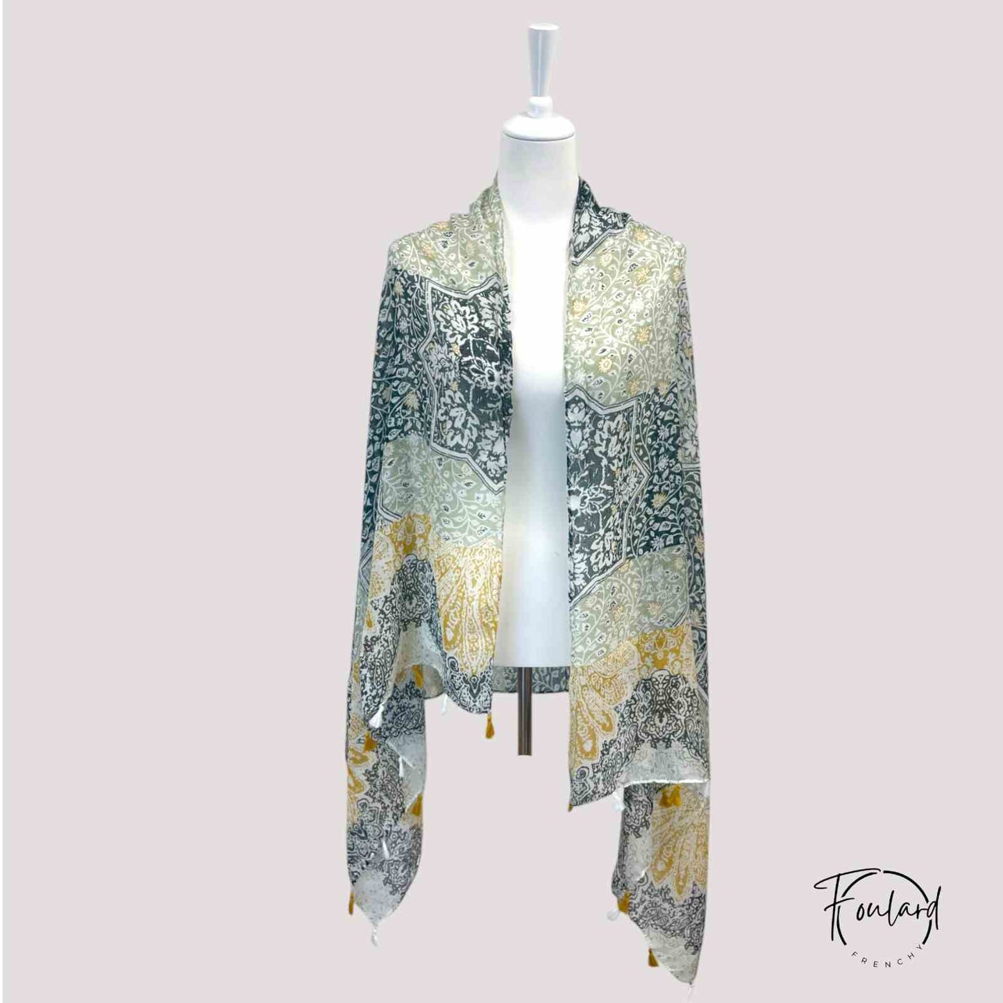 Foulard pour femme 180 vert - Kristin