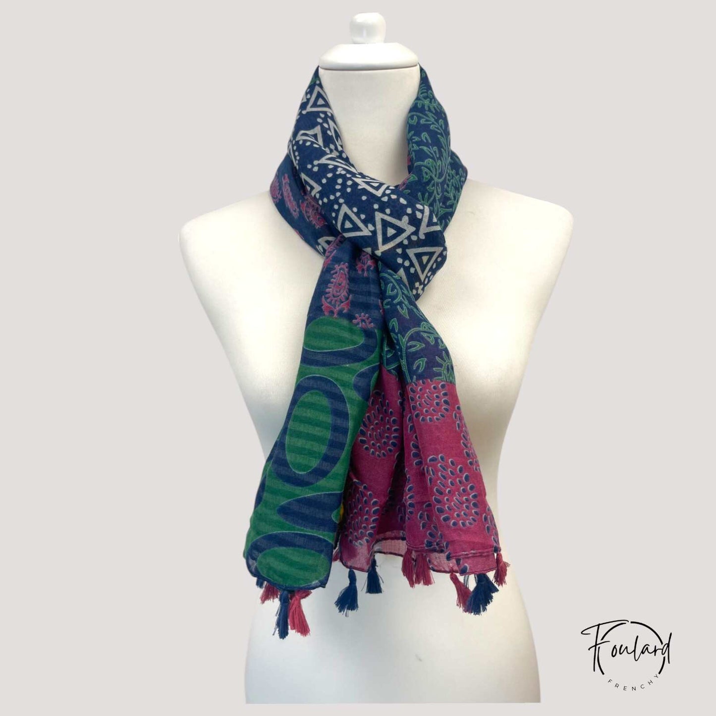 Foulard pour femme 180 violet - Gunvor