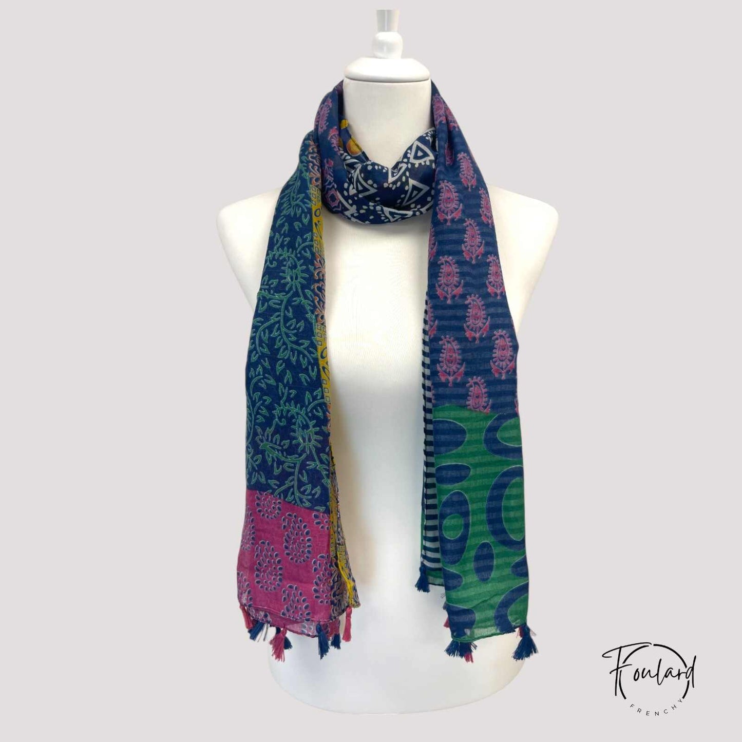 Foulard pour femme 180 violet - Gunvor