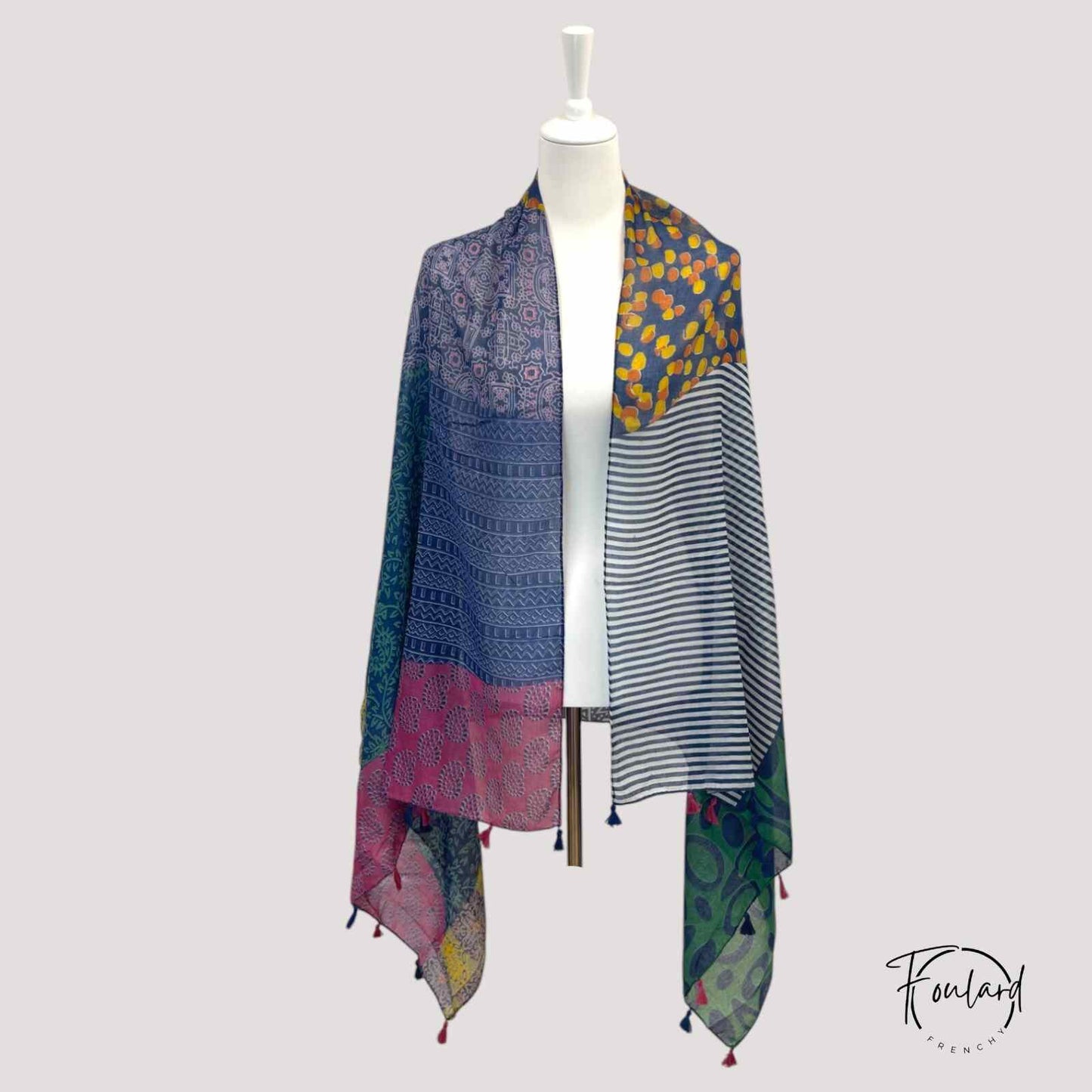 Foulard pour femme 180 violet - Gunvor