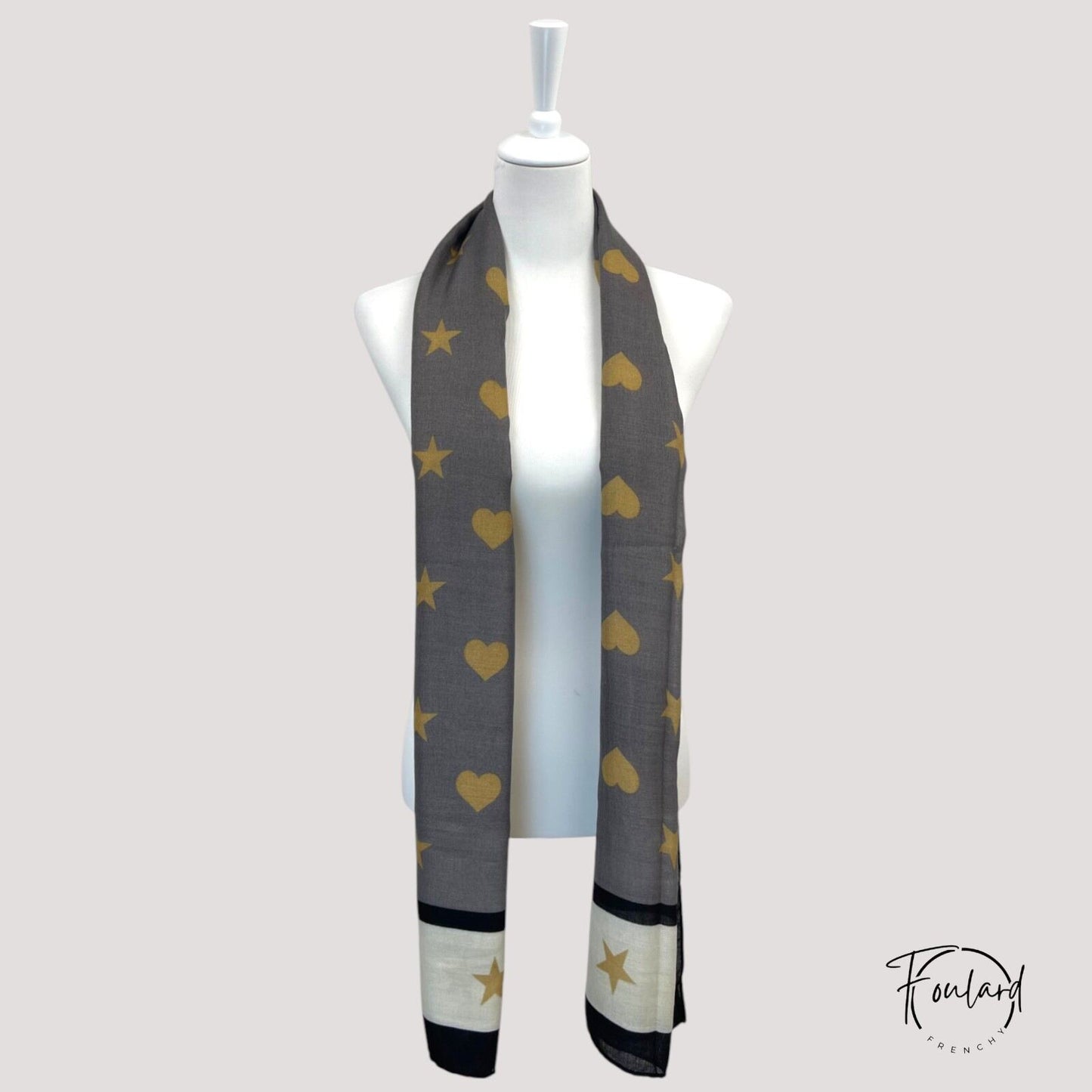 Foulard pour femme 180 noir - Asta
