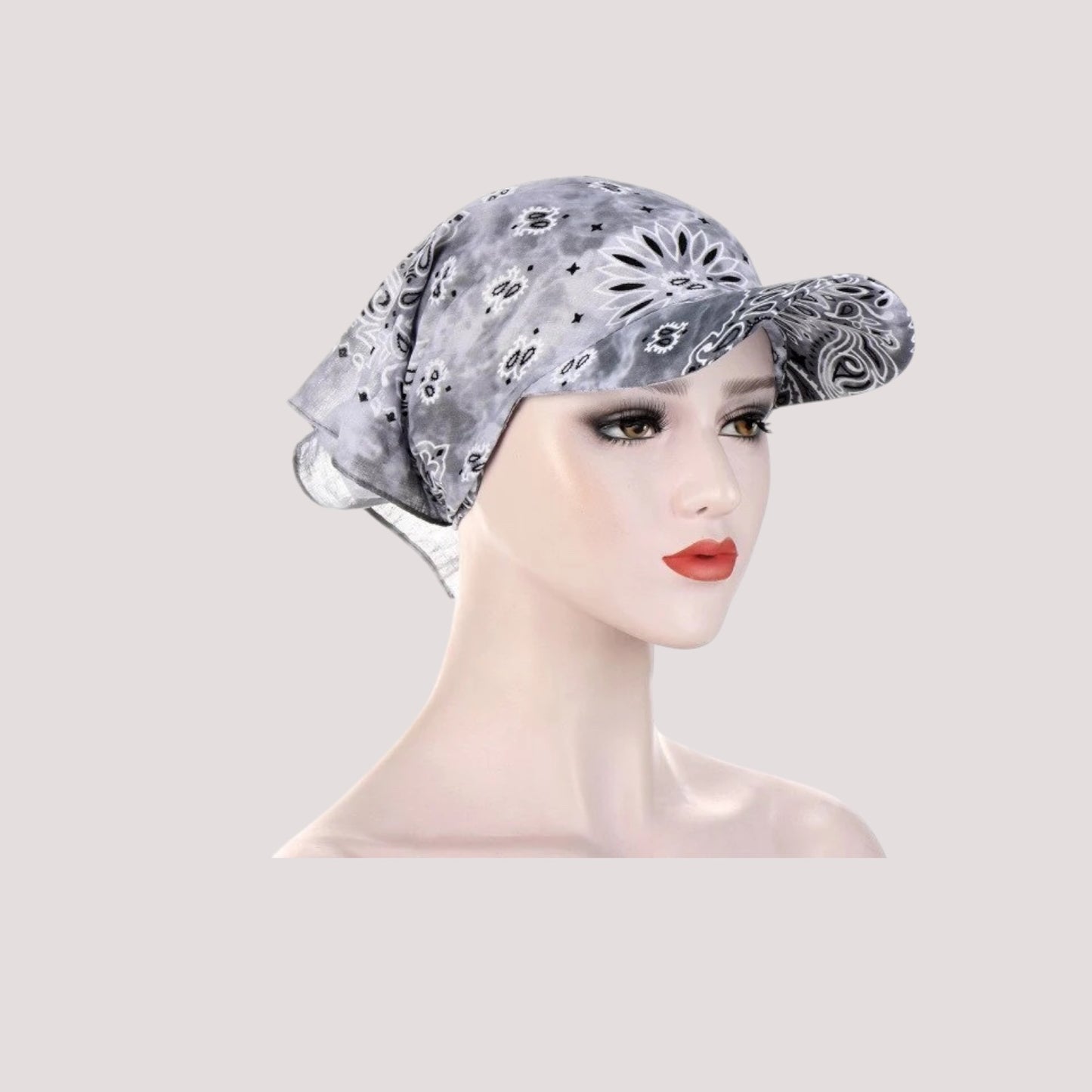 Casquette Foulard Chimio Gris Bohème
