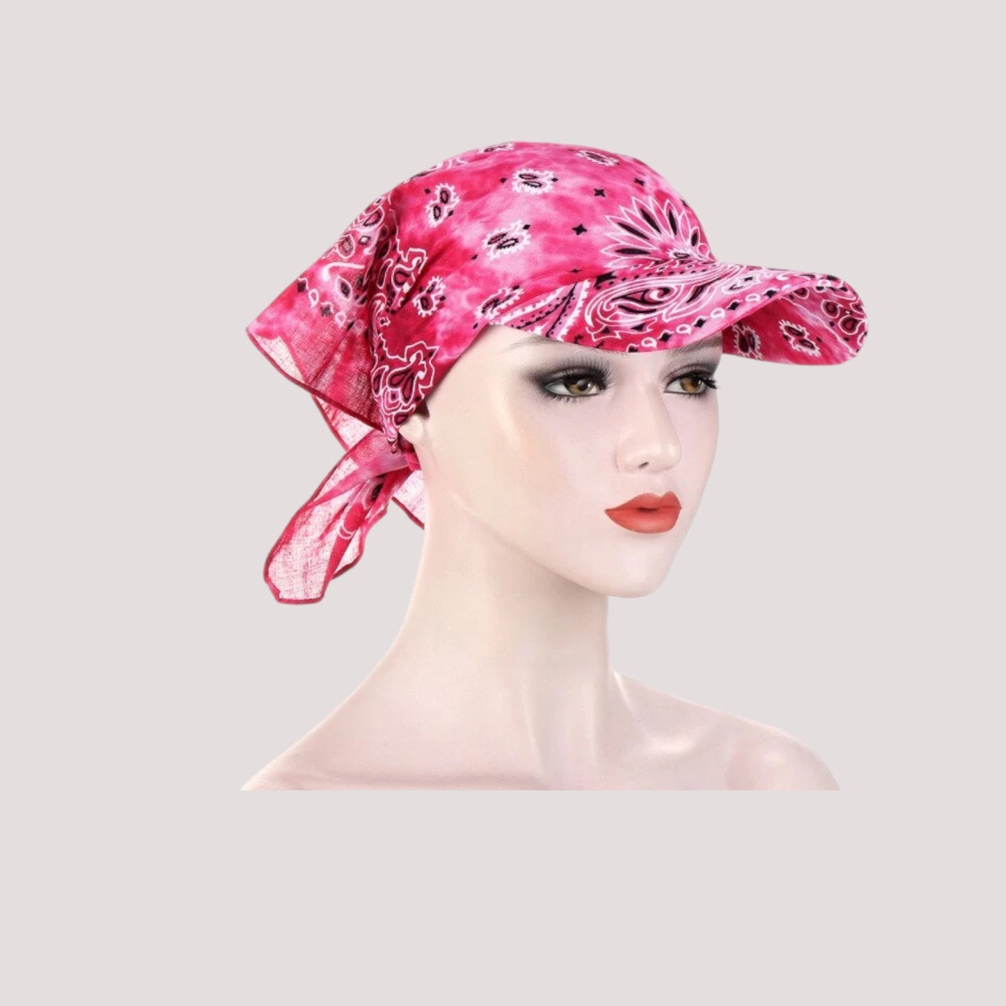 Casquette Foulard Chimio Rose Bohème