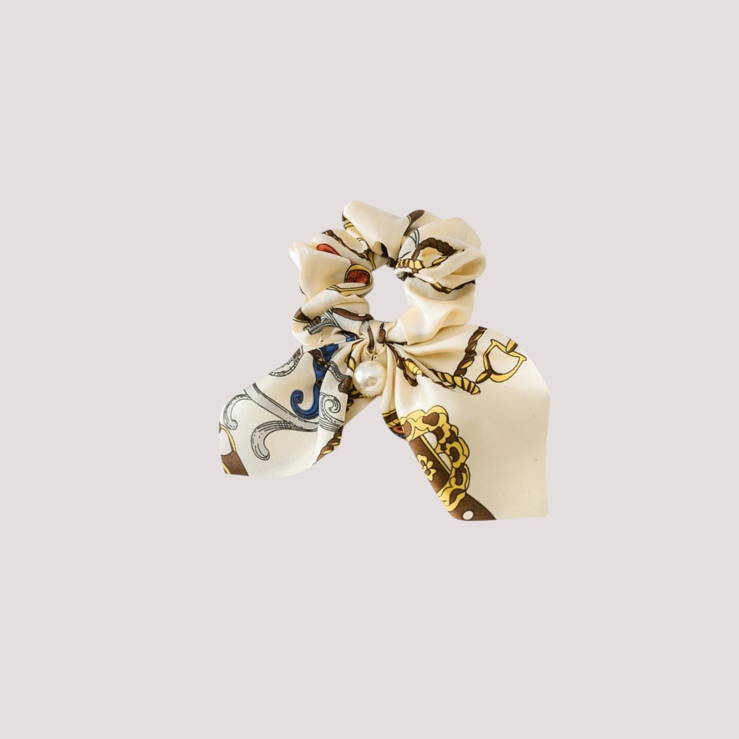 Chouchou Foulard Court Inspiration Cavalier