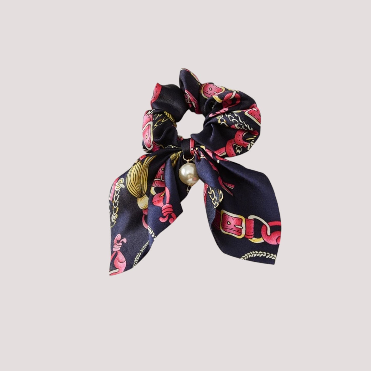 Chouchou Foulard Court Violet Ceintures