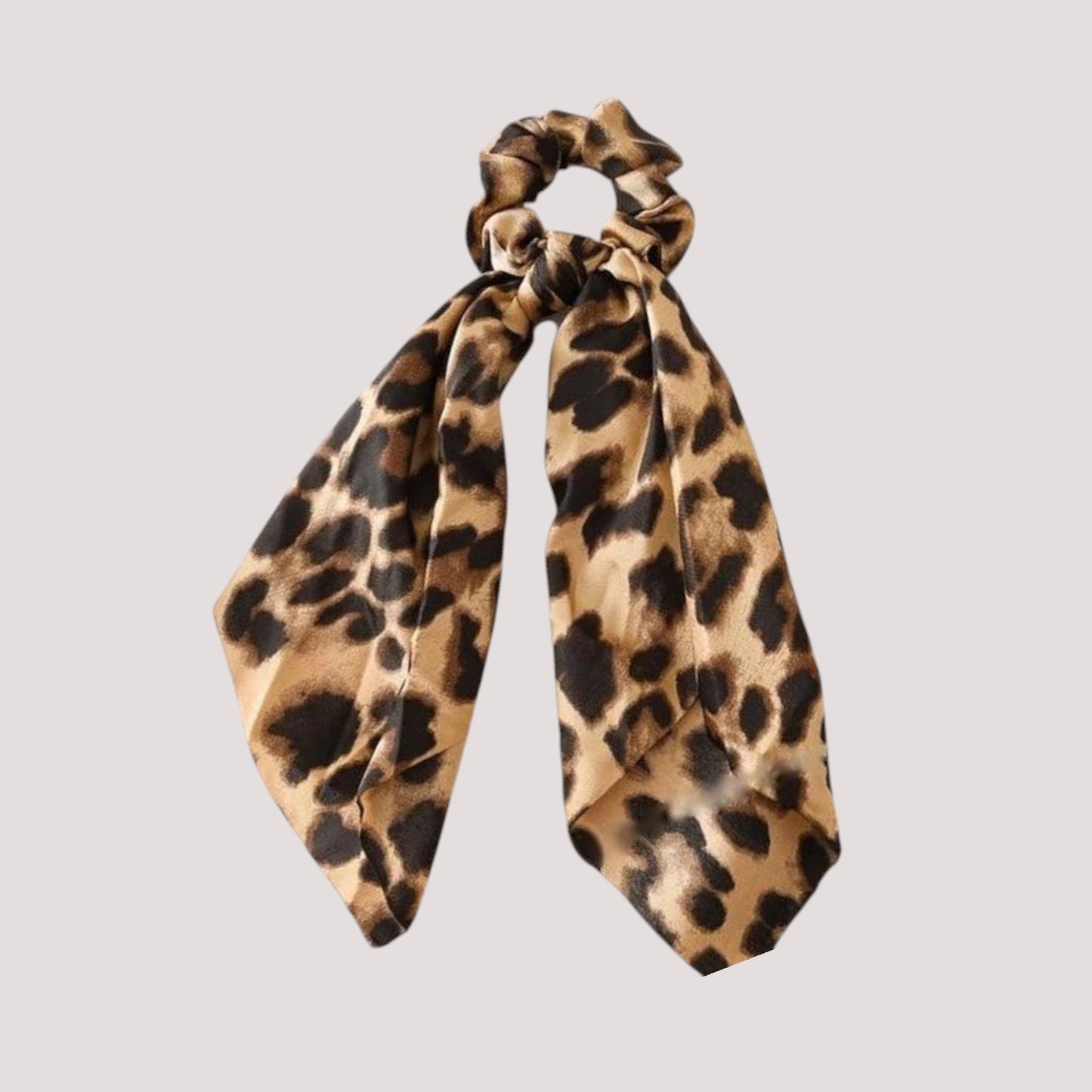 Chouchou Foulard Léopard Clair