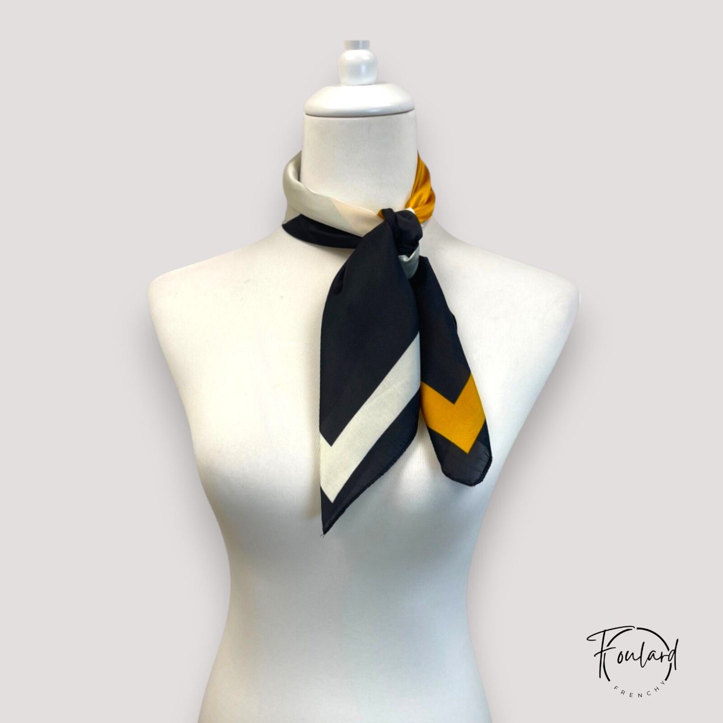 Foulard pour cheveux 70 orange - Elsilda