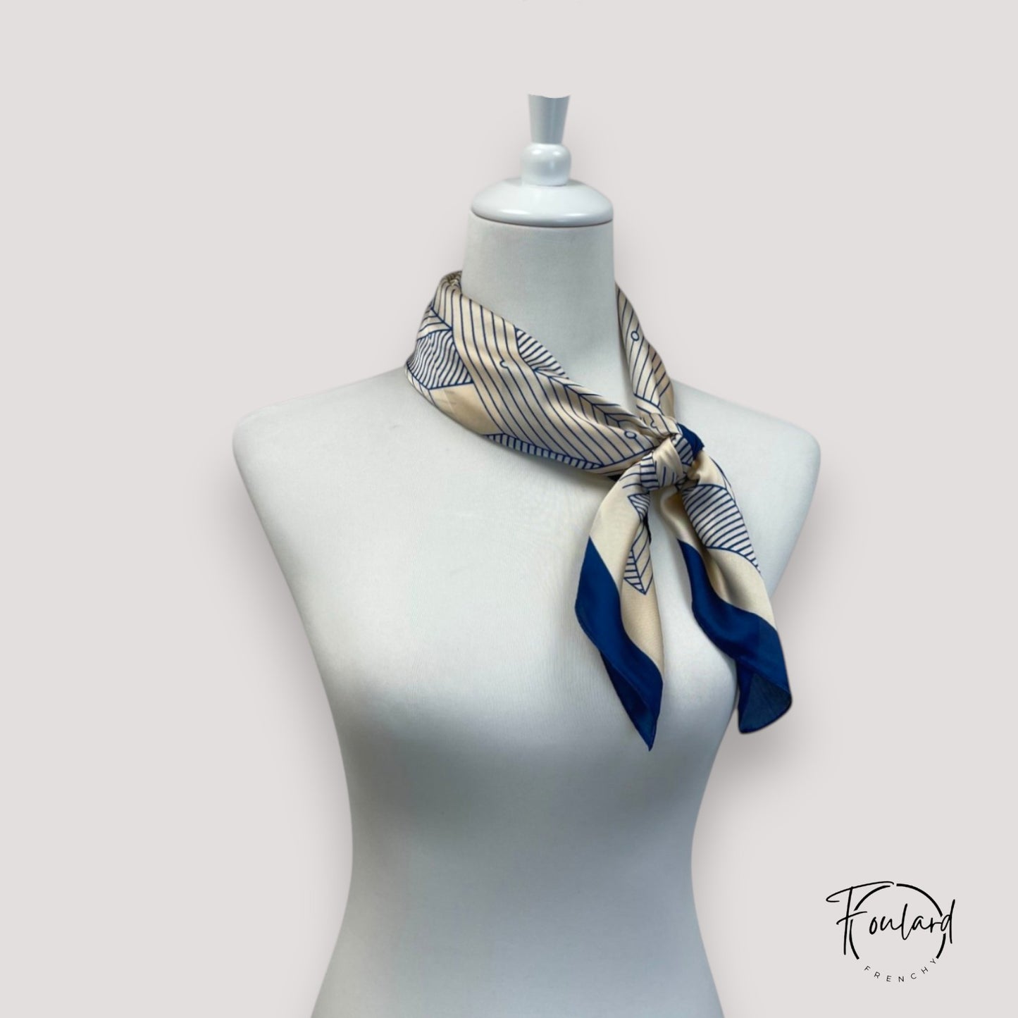 Foulard pour cheveux 70 rose - Liliette