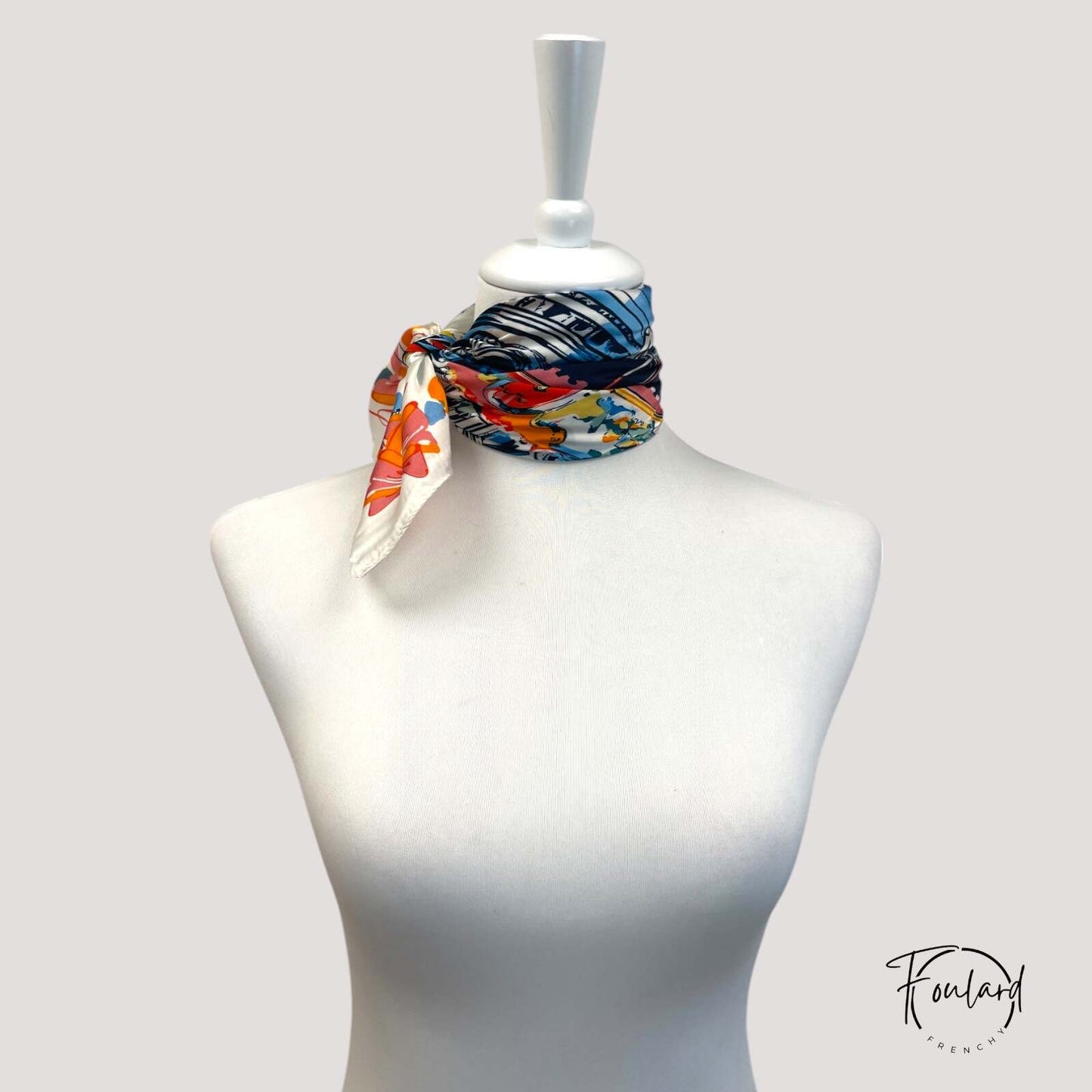 Foulard carré vintage 70x70