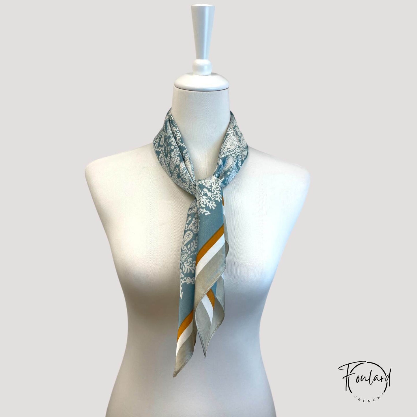 Foulard pour cheveux 70 vert - Pastel