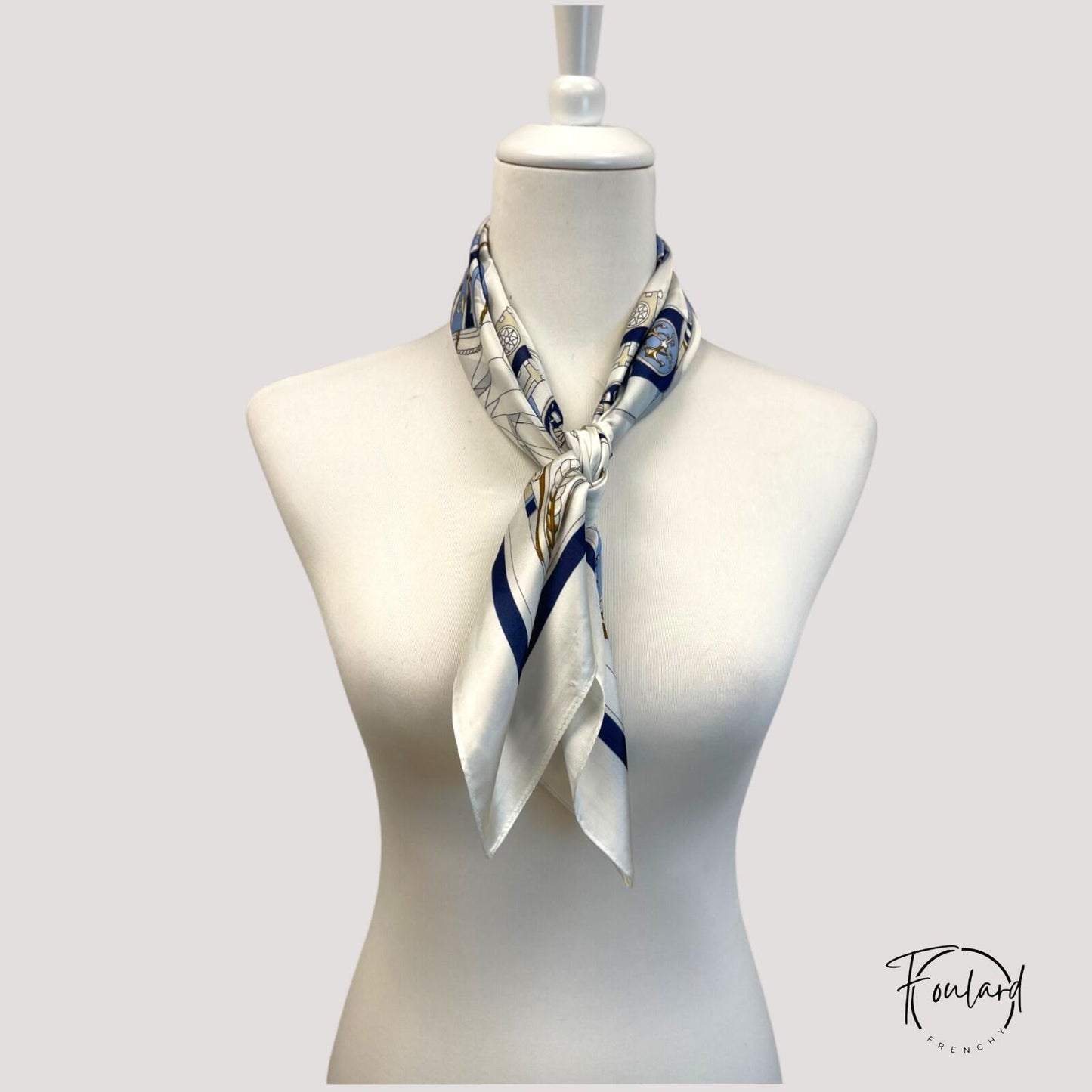 Foulard pour cheveux 70 - Navire de glace