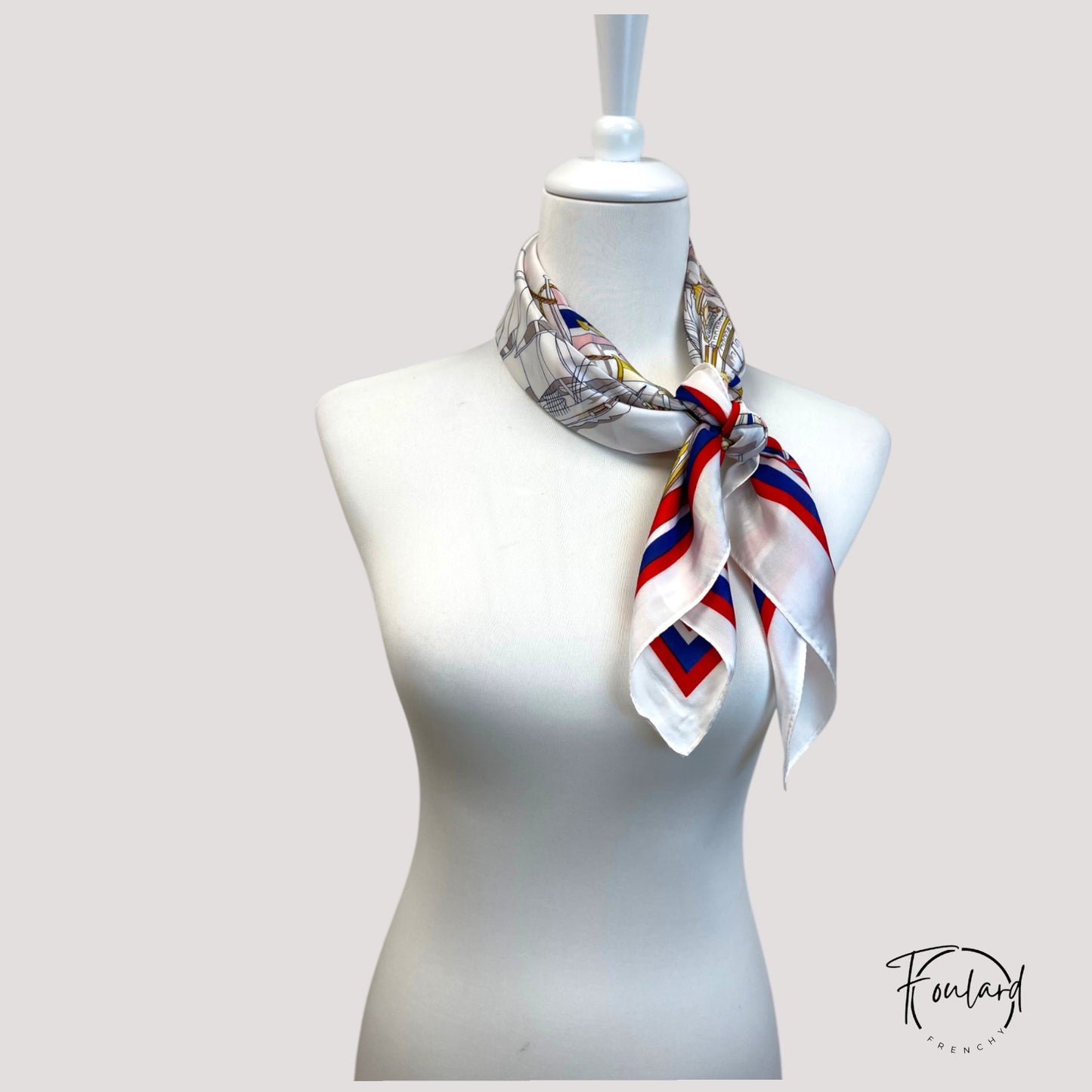 Foulard pour cheveux 70 - Navire frenchy