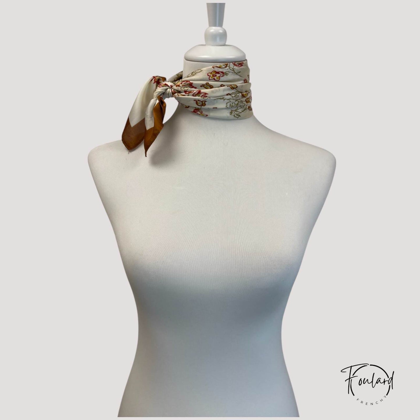 Foulard pour cheveux 70 brun - Roxinie