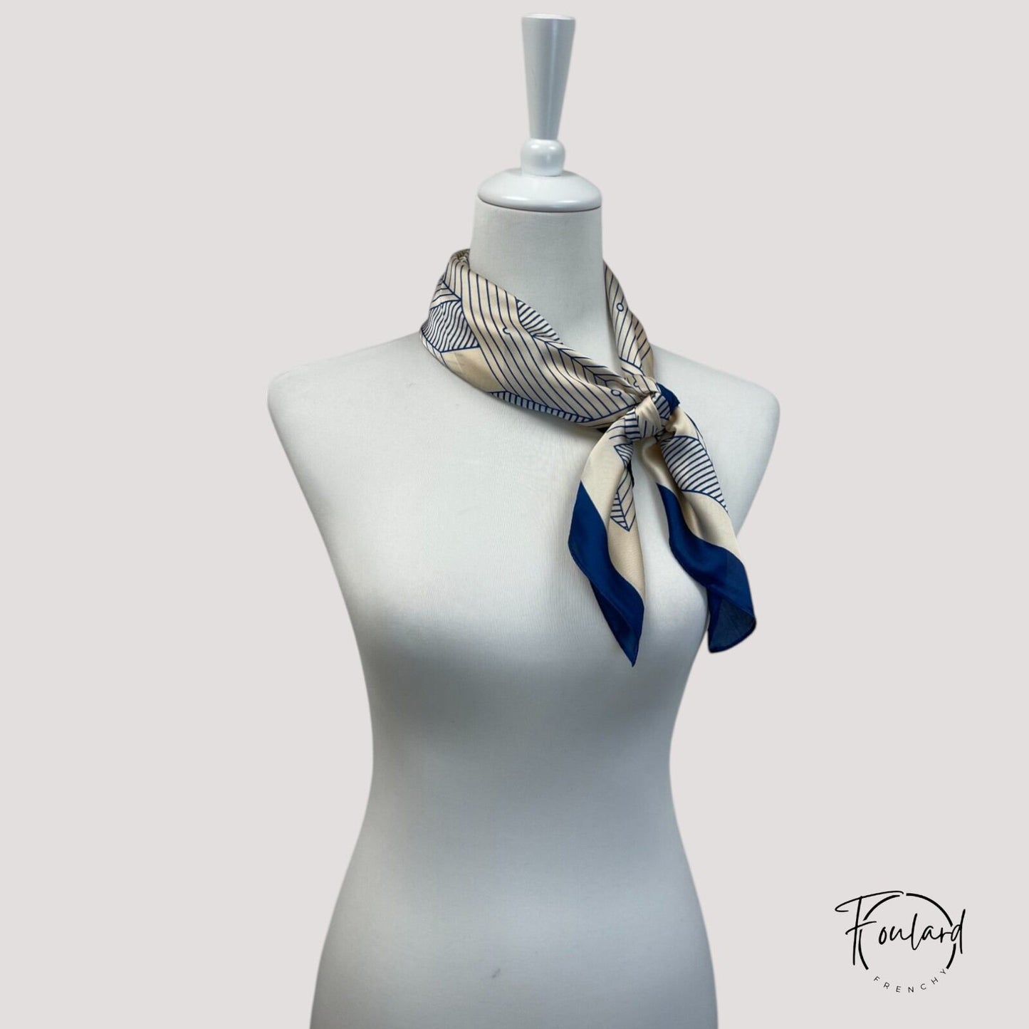 Foulard pour cheveux 70 rose - Liliette
