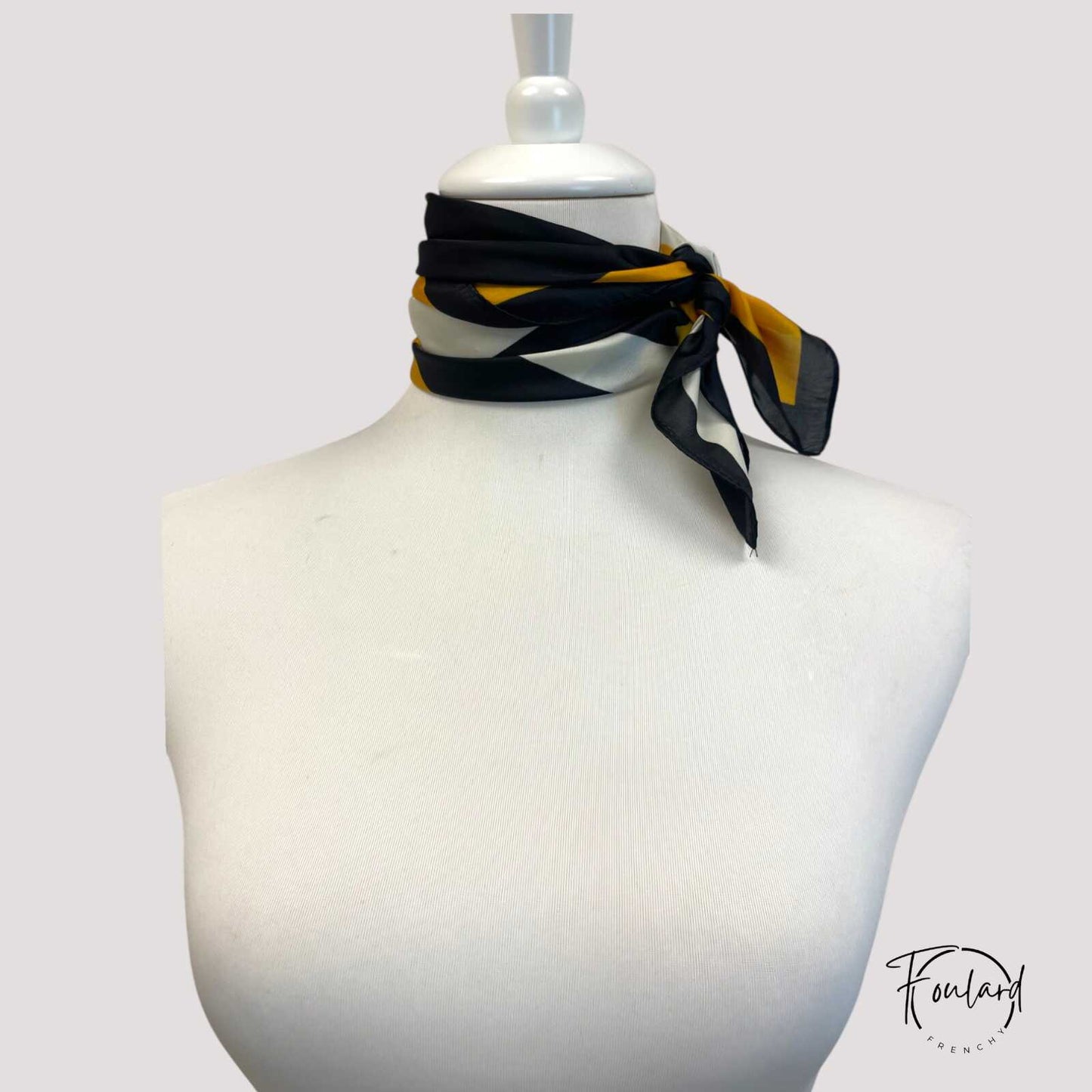 Foulard pour cheveux 70 orange - Elsilda