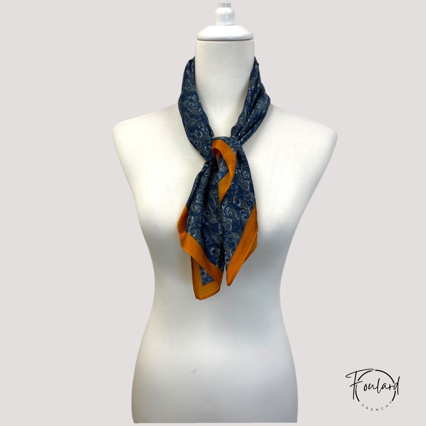 Foulard pour cheveux 70 orange - Héra