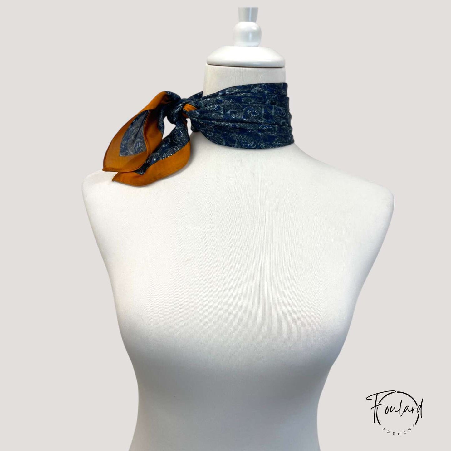 Foulard pour cheveux 70 orange - Héra
