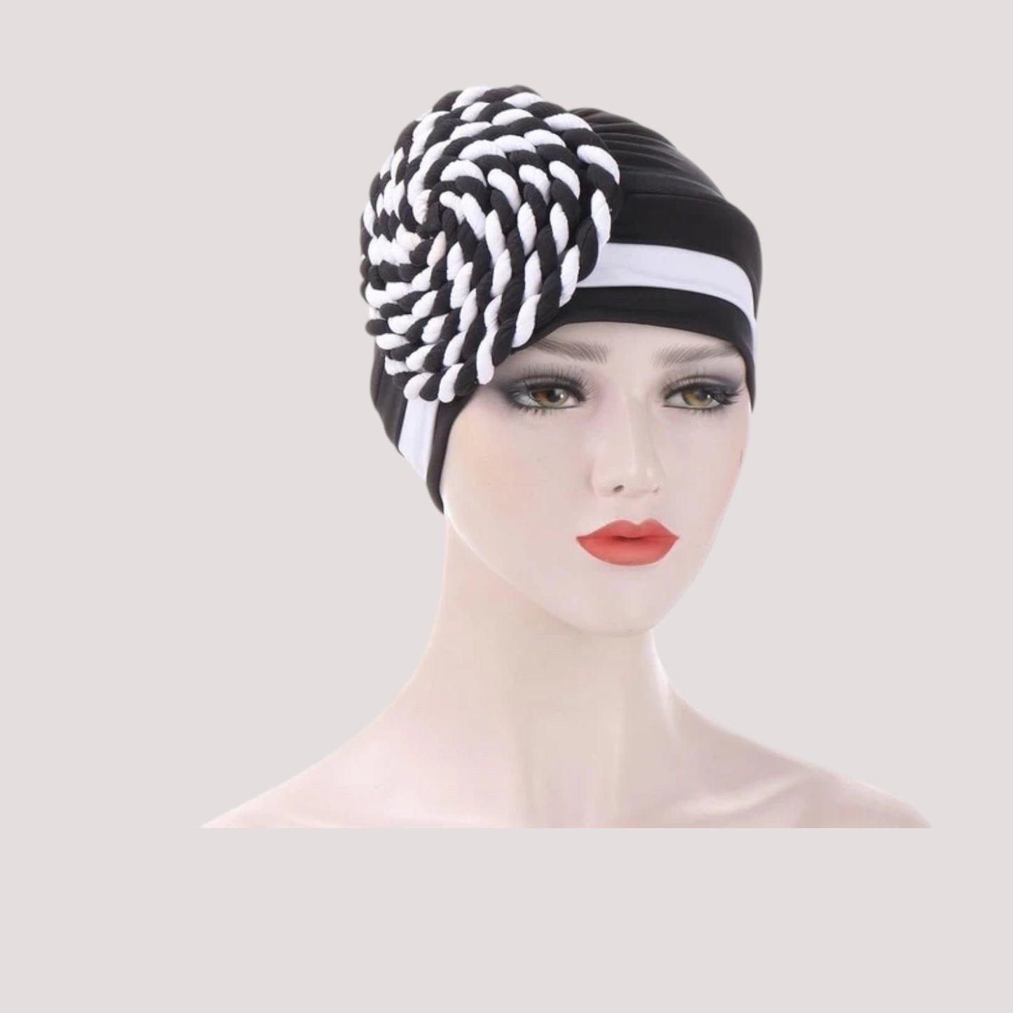 Foulard bonnet chimio noir - Marinière
