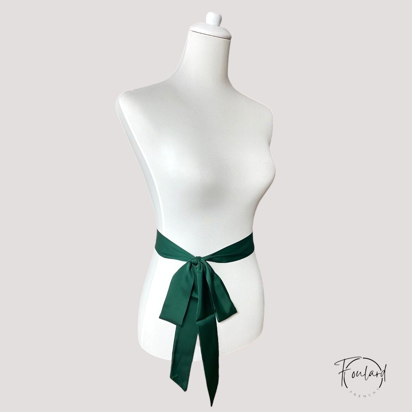 Ceinture Foulard Vert Foncé