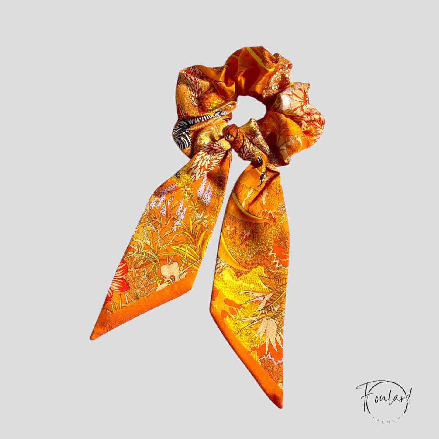 Chouchou Foulard Savane Orange