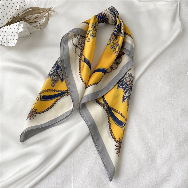 Foulard pour cheveux 70 jaune - Aphrodite