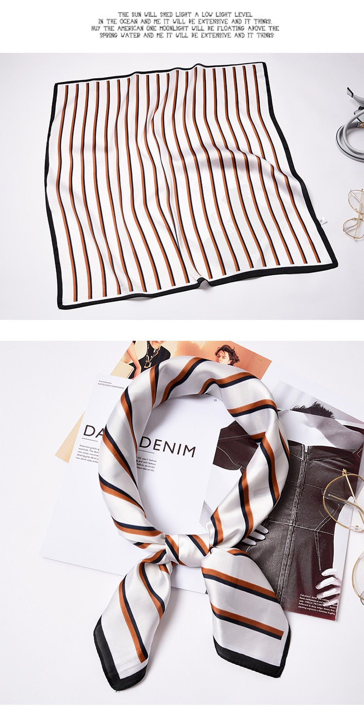 Foulard pour cheveux 70 blanc - Remembrance