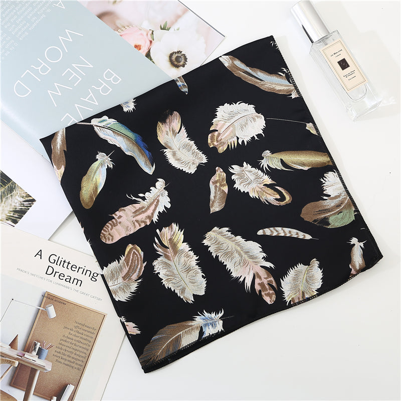 Foulard cheveux carré 50 cm - Eugénie