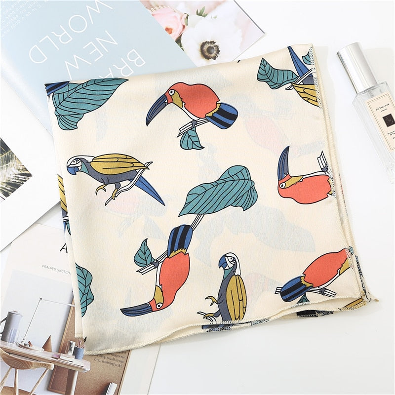 Foulard cheveux carré 50 cm - Héloïse