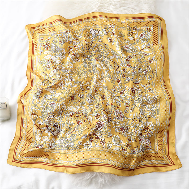 Foulard pour cheveux 70 jaune - Provençal