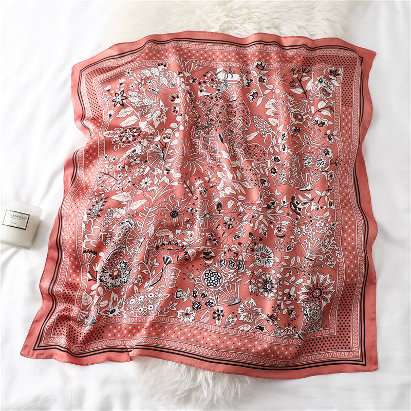 Foulard pour cheveux 70 rouge - Provençal