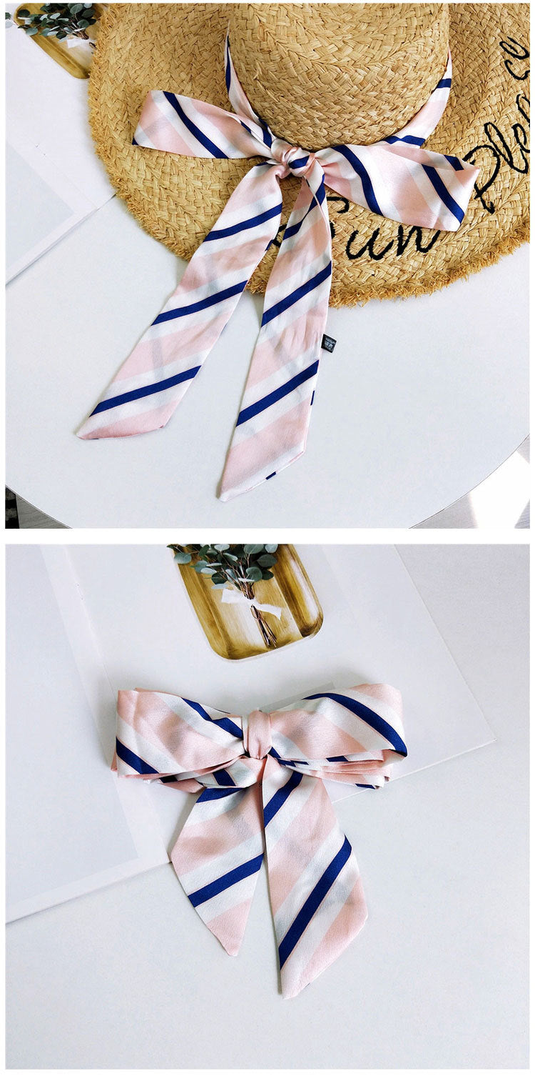 Ceinture foulard rose lady