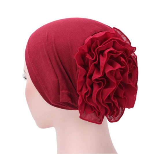 Foulard bonnet chimio rouge - Néolise