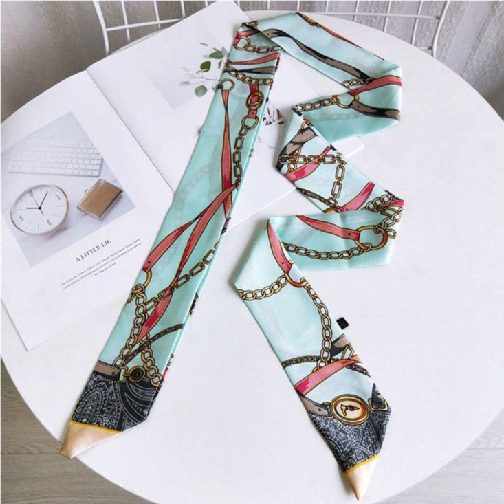 Ceinture foulard verte - Célicia