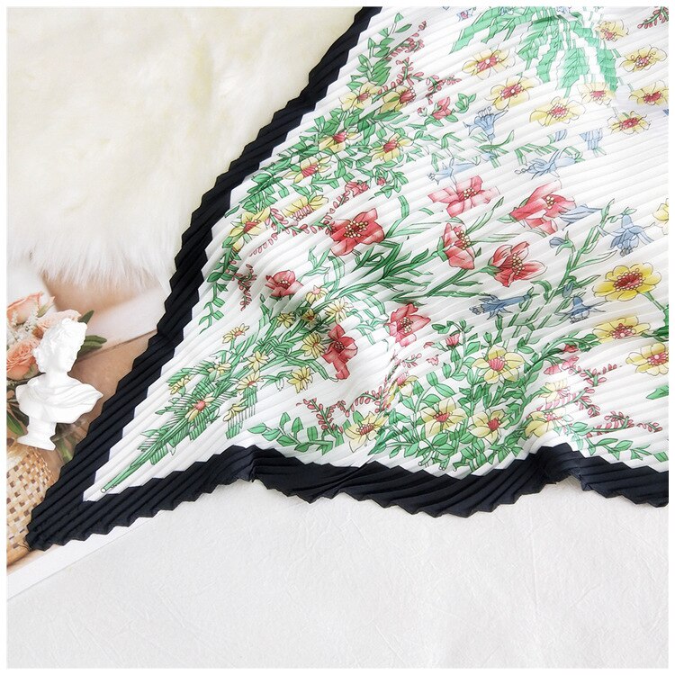 Foulard pour cheveux plissé - Eponine