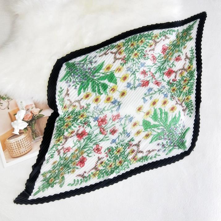Foulard pour cheveux plissé - Eponine