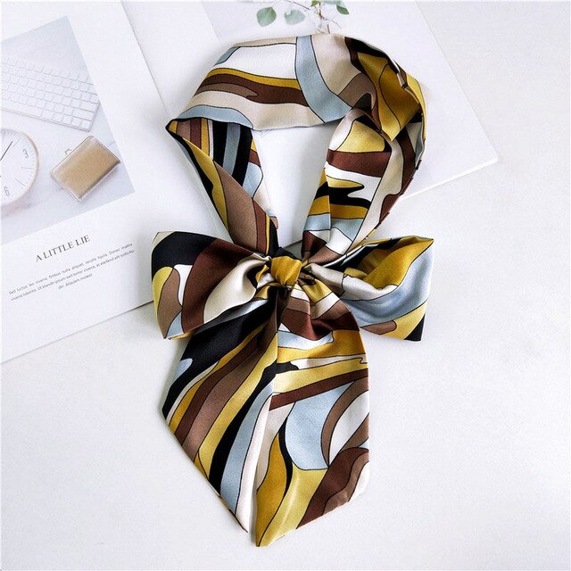 Ceinture foulard ambrée - Laudie