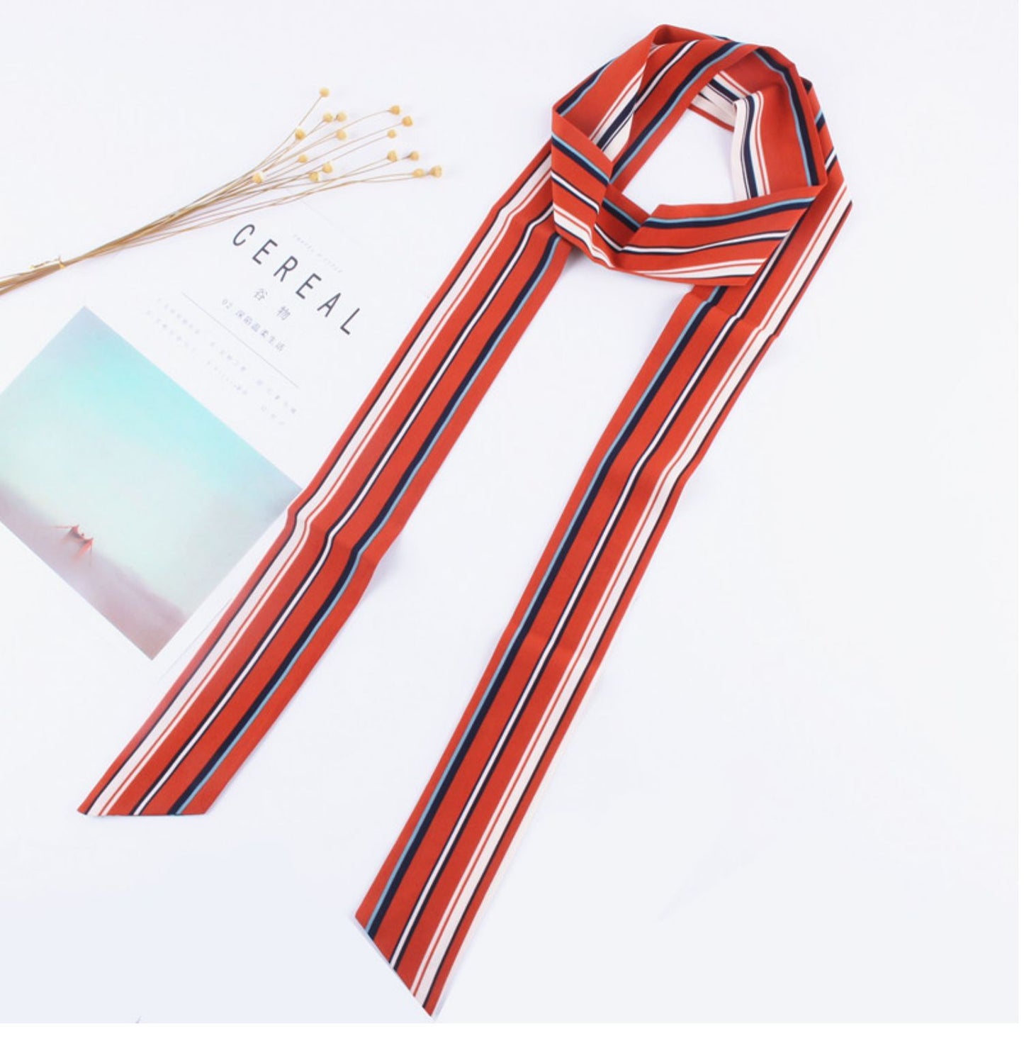 Ceinture foulard orange - Waldine