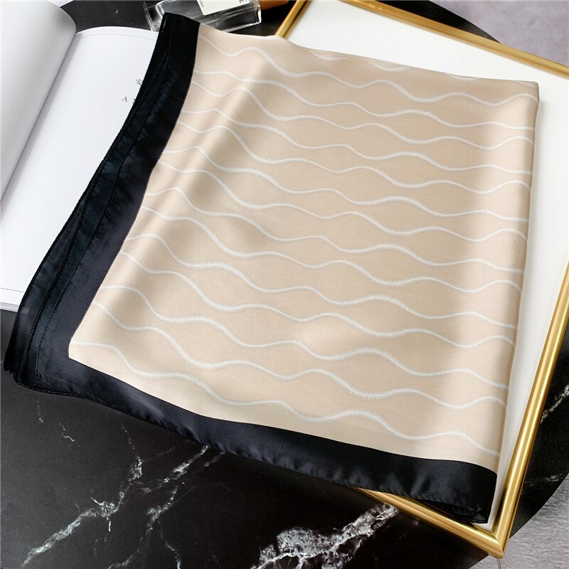 Foulard pour cheveux 70 beige - Yzé
