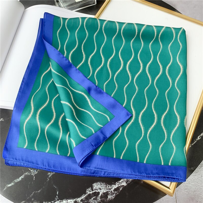 Foulard pour cheveux 70 vert - Yzé