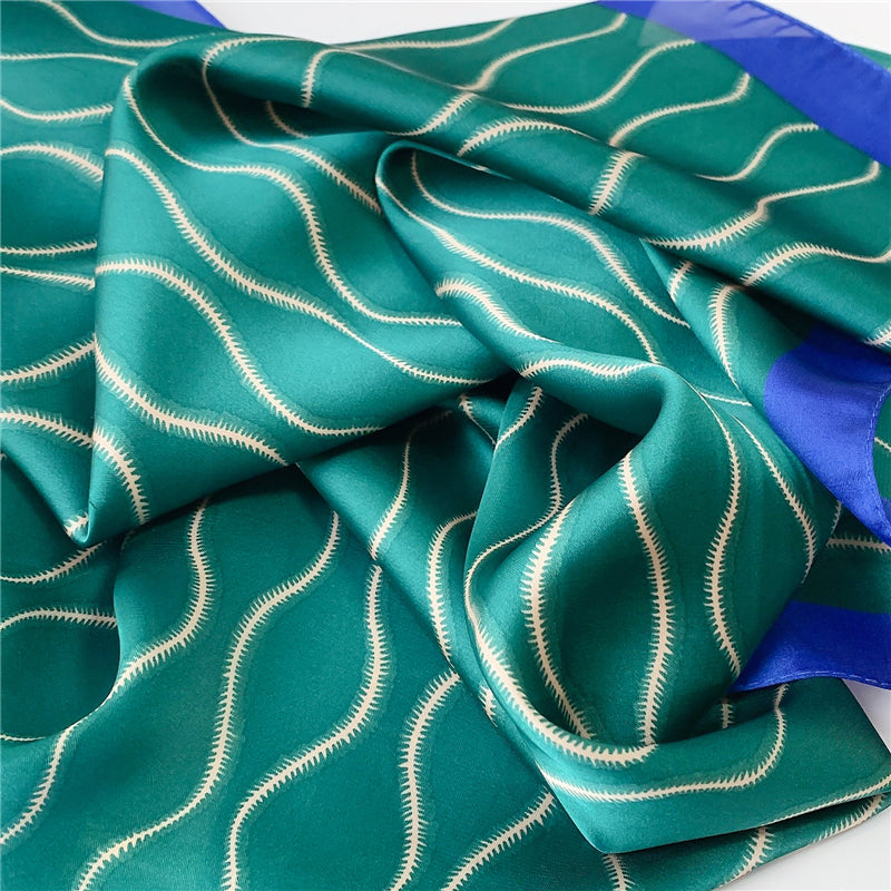 Foulard pour cheveux 70 vert - Yzé