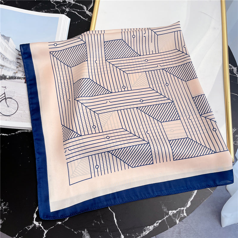 Foulard pour cheveux 70 rose - Liliette