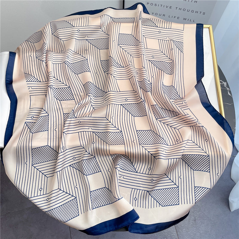 Foulard pour cheveux 70 rose - Liliette