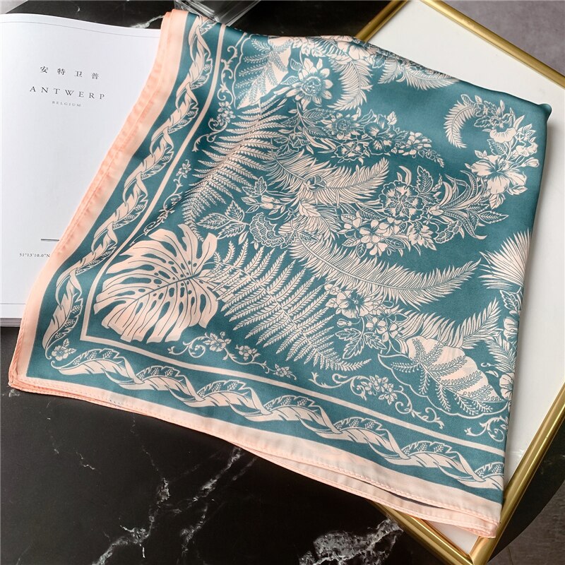 Foulard pour cheveux 70 vert - Jolinie