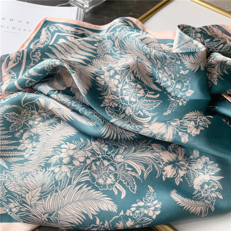 Foulard pour cheveux 70 vert - Jolinie