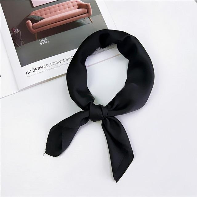 Foulard cheveux noir