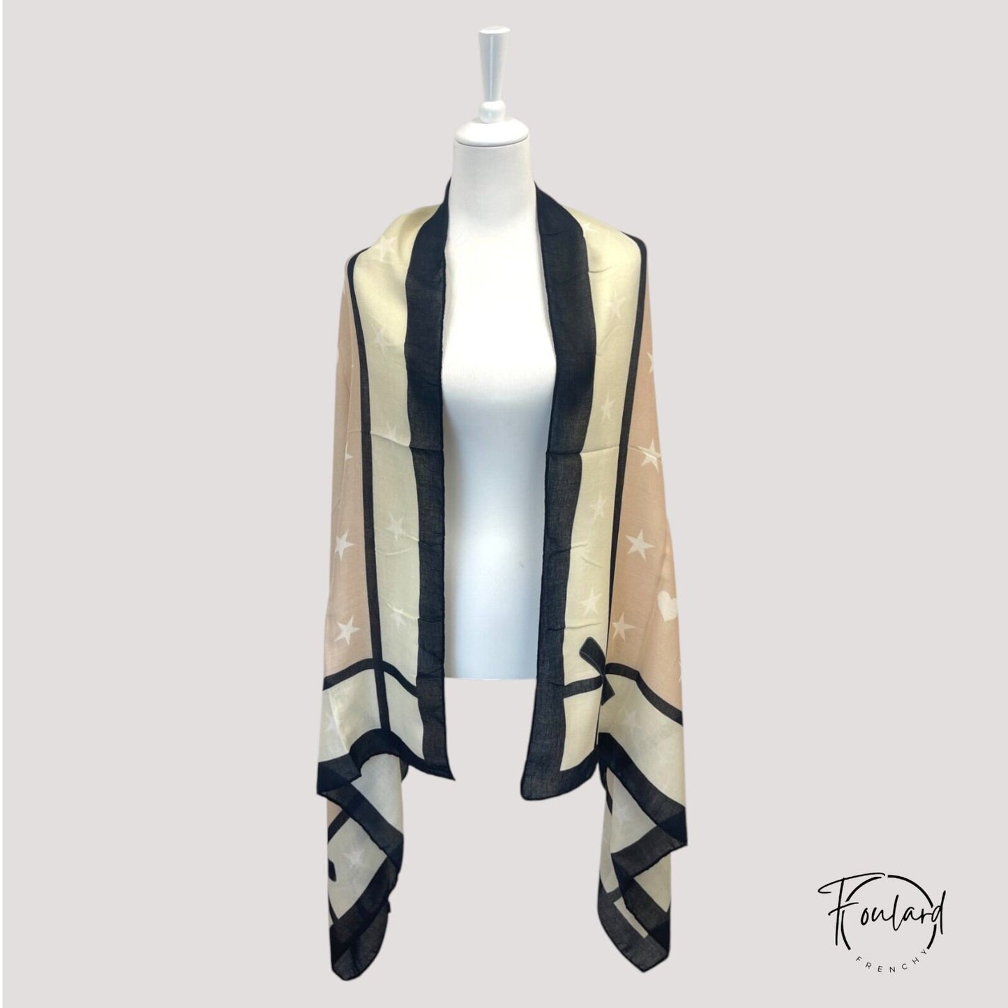 Foulard pour femme 180 blanc - Asta
