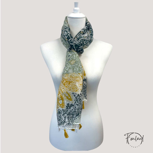 Foulard pour femme 180 vert - Kristin